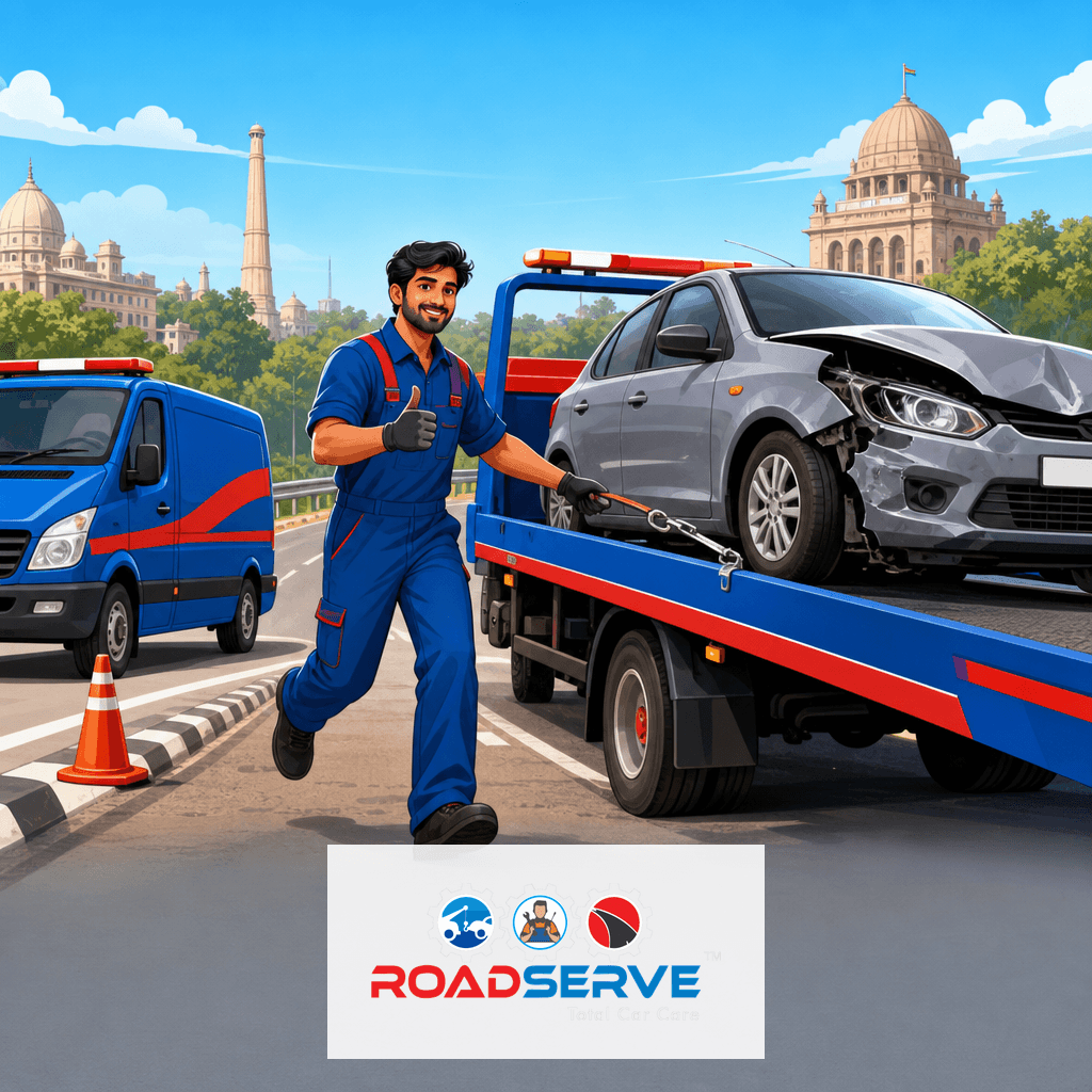 Reliable Accidental Car Towing in Gandhinagar