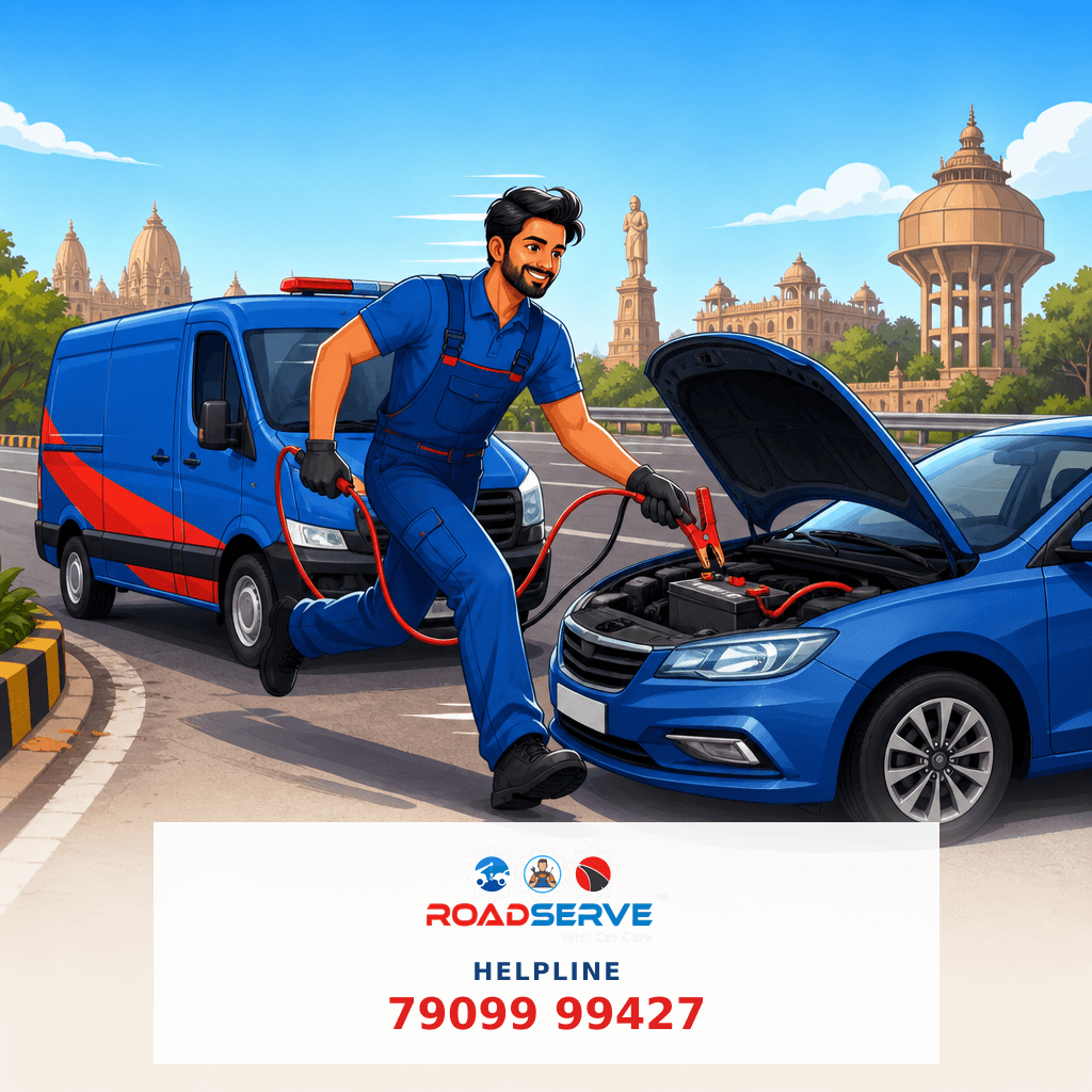 Battery Jumping Service Rajkot: Nearby Help