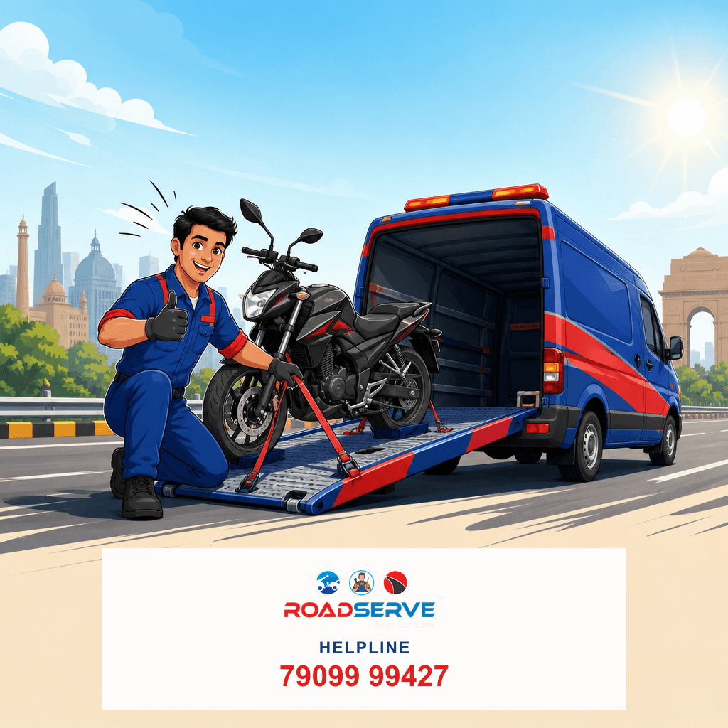 Reliable Bike Towing Service in Delhi Near You