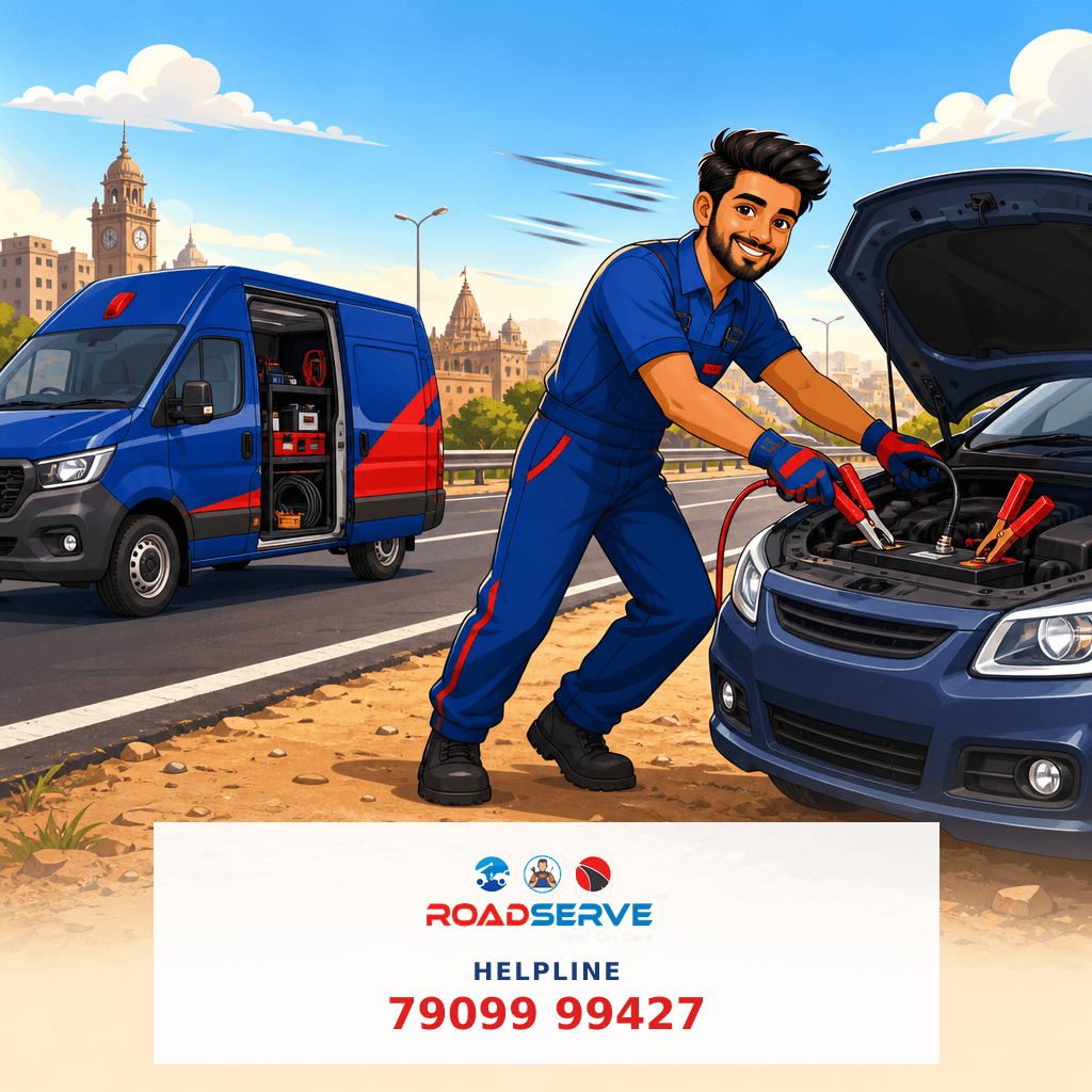 Car Jump Start Service Near Me: Quick Help in Rajkot