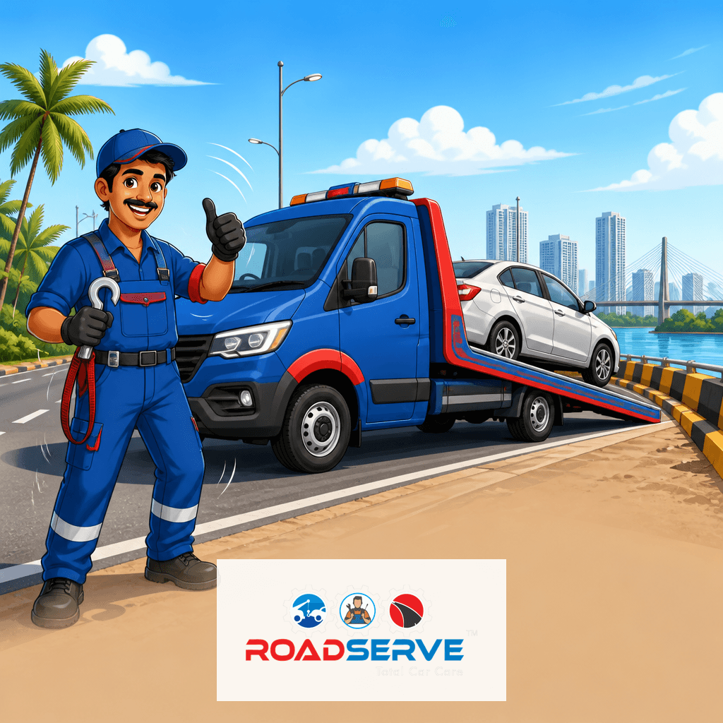 Car Towing Charges Navi Mumbai: Cost Per Km Guide