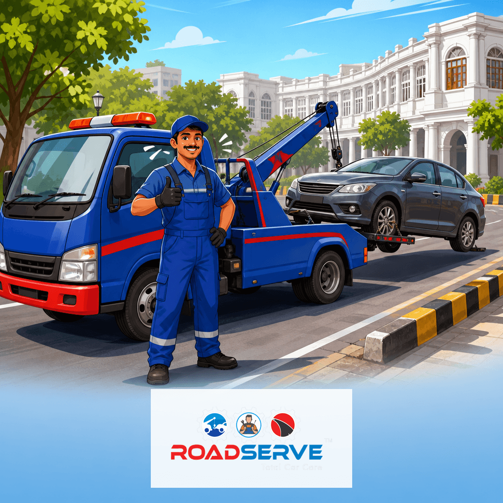 Reliable Car Towing in Connaught Place, Delhi