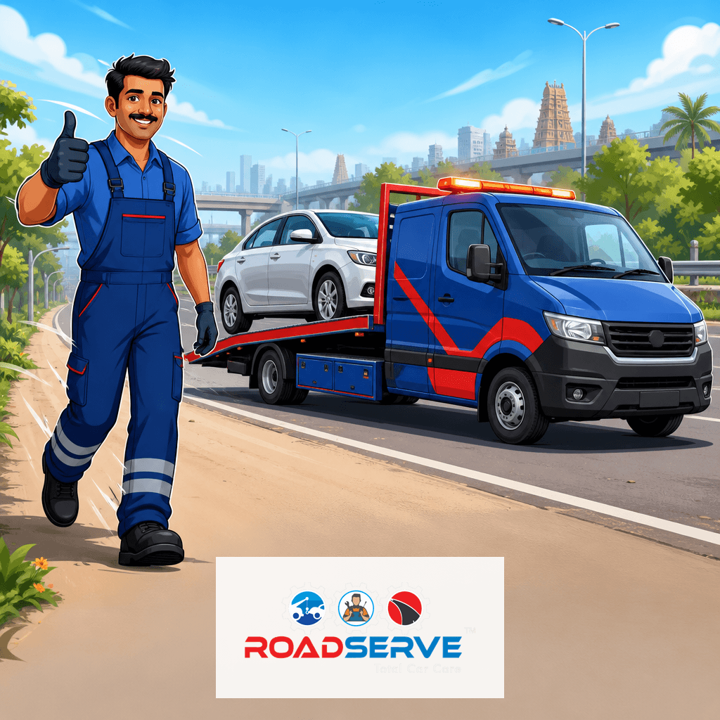 Reliable Car Towing Service Chennai Near Me