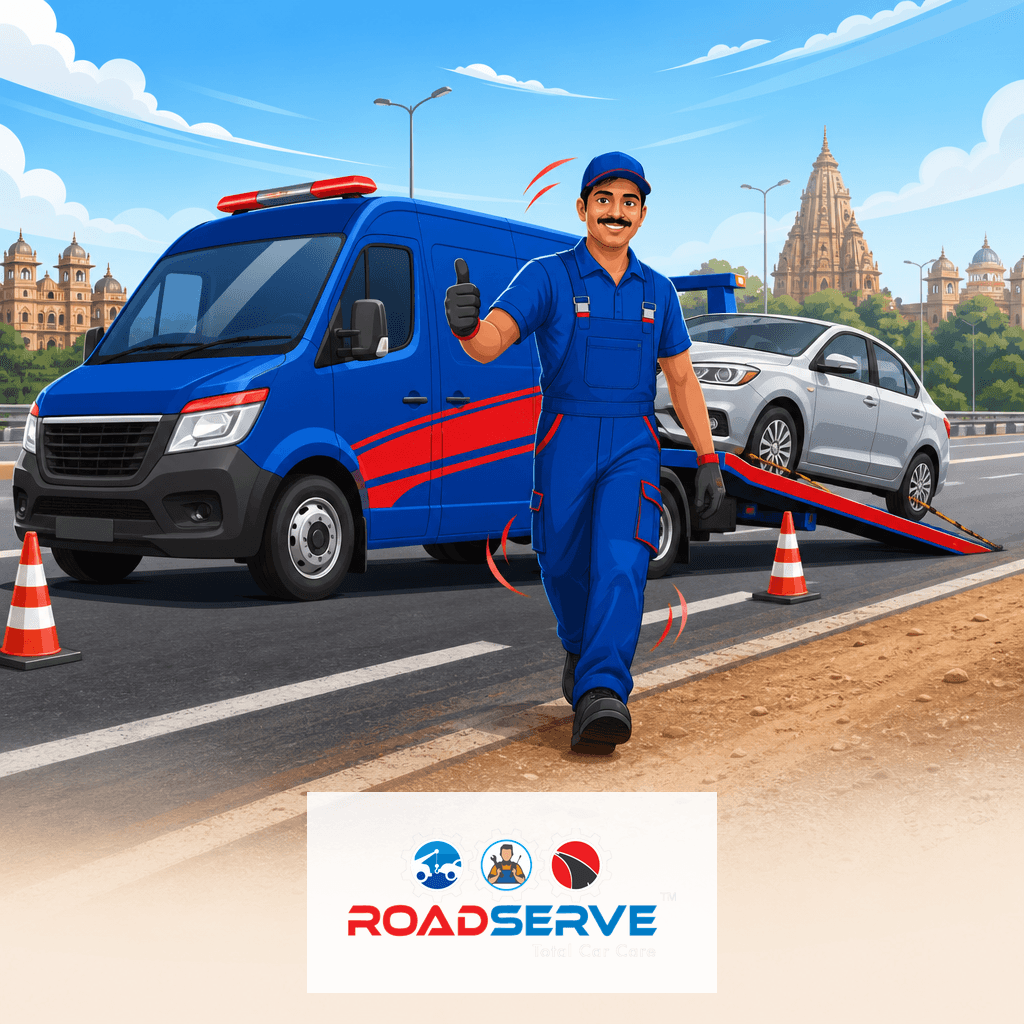 Quick & Reliable Car Towing Service Indore Near Me