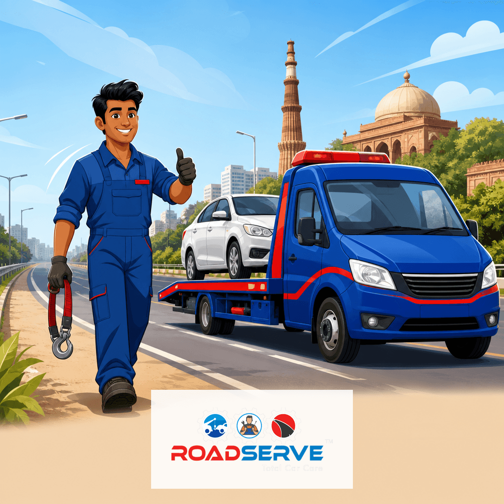 Effortless Car Towing in Saket, South Delhi