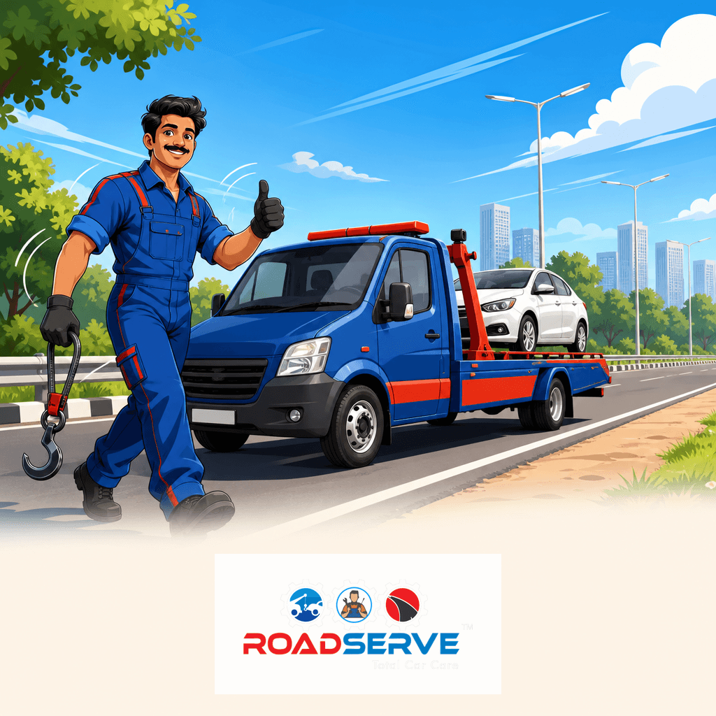 Reliable Car Towing on SG Highway Ahmedabad