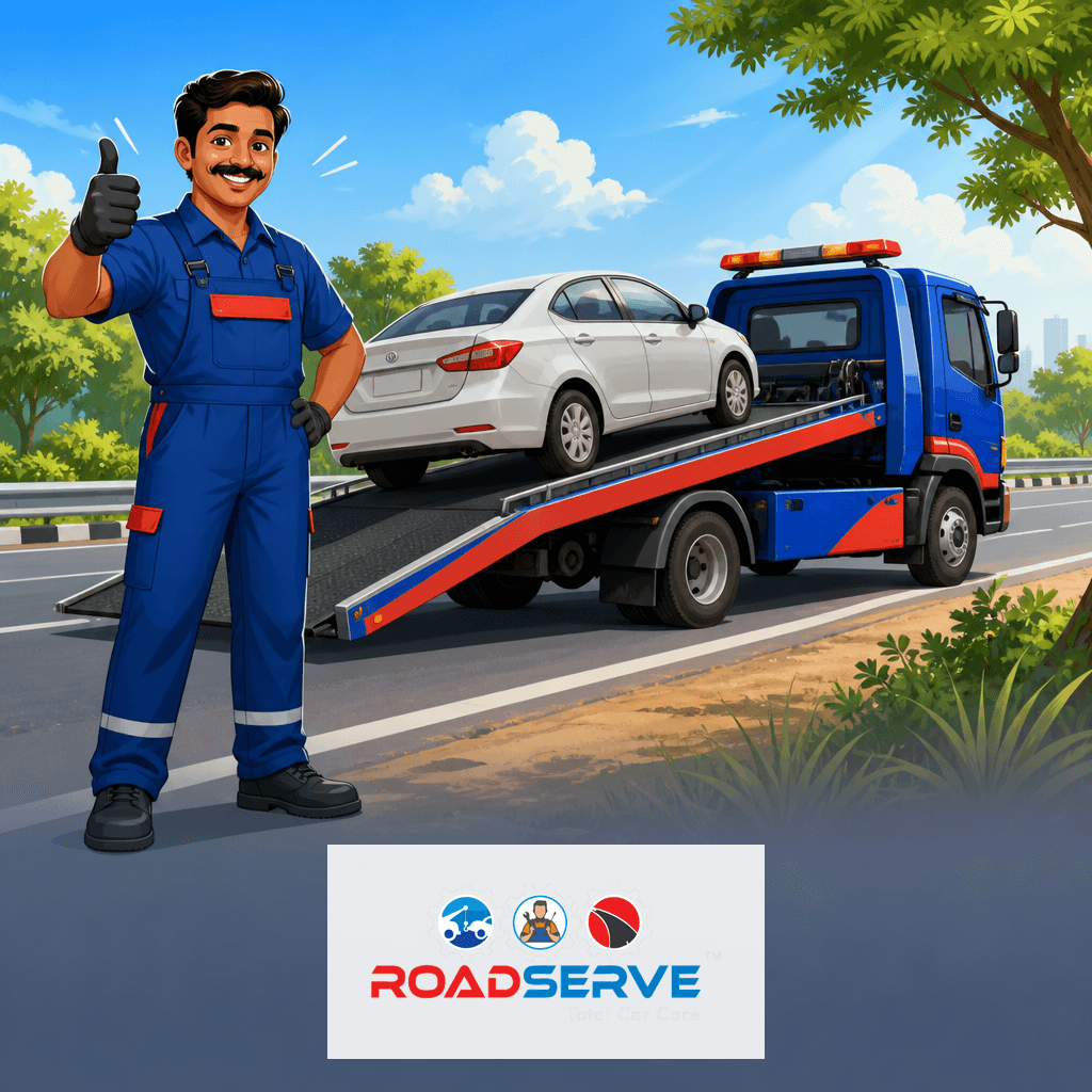 Reliable Car Towing Service Vadodara Near Me