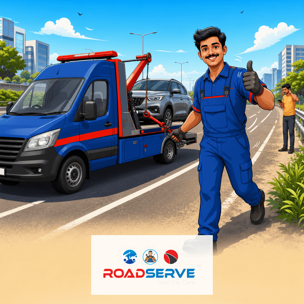 Reliable Car Towing on SG Highway Ahmedabad