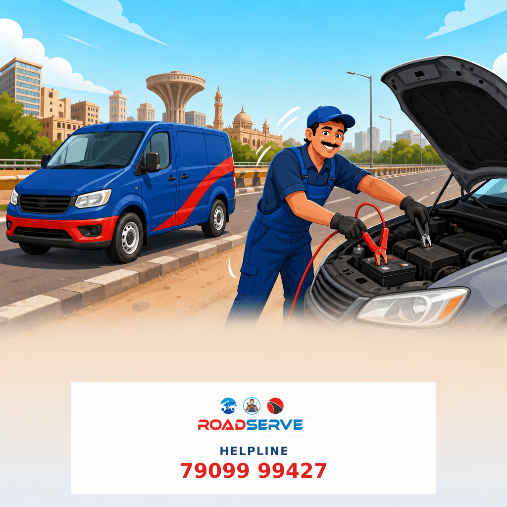 CG Road Ahmedabad: Quick Car Jump Start Guide