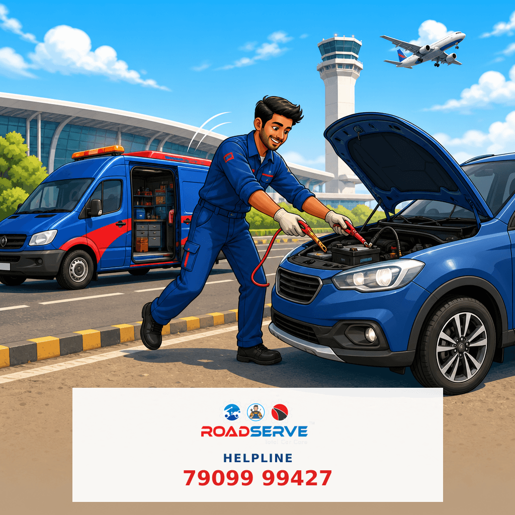 Jump Start Assistance at Delhi IGI Airport