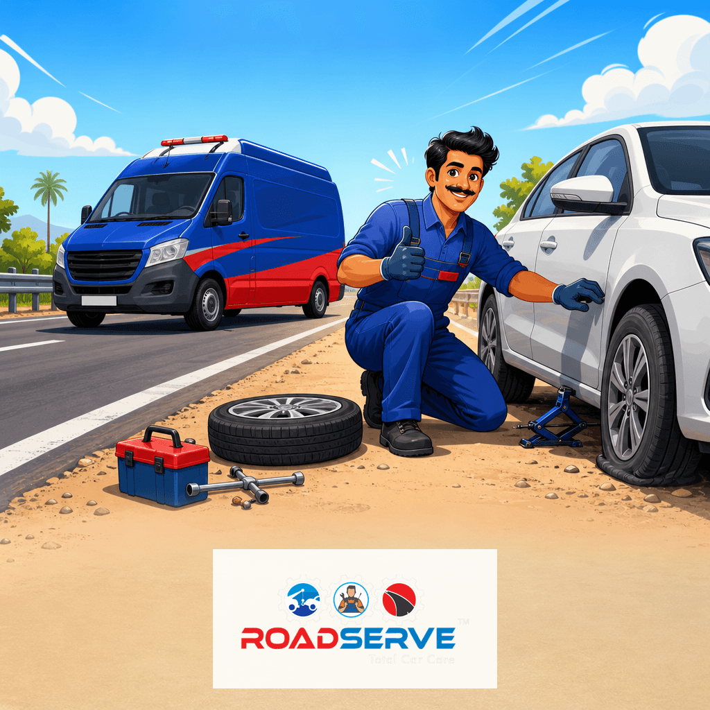 Flat Tyre on Rajkot Highway: What to Do?