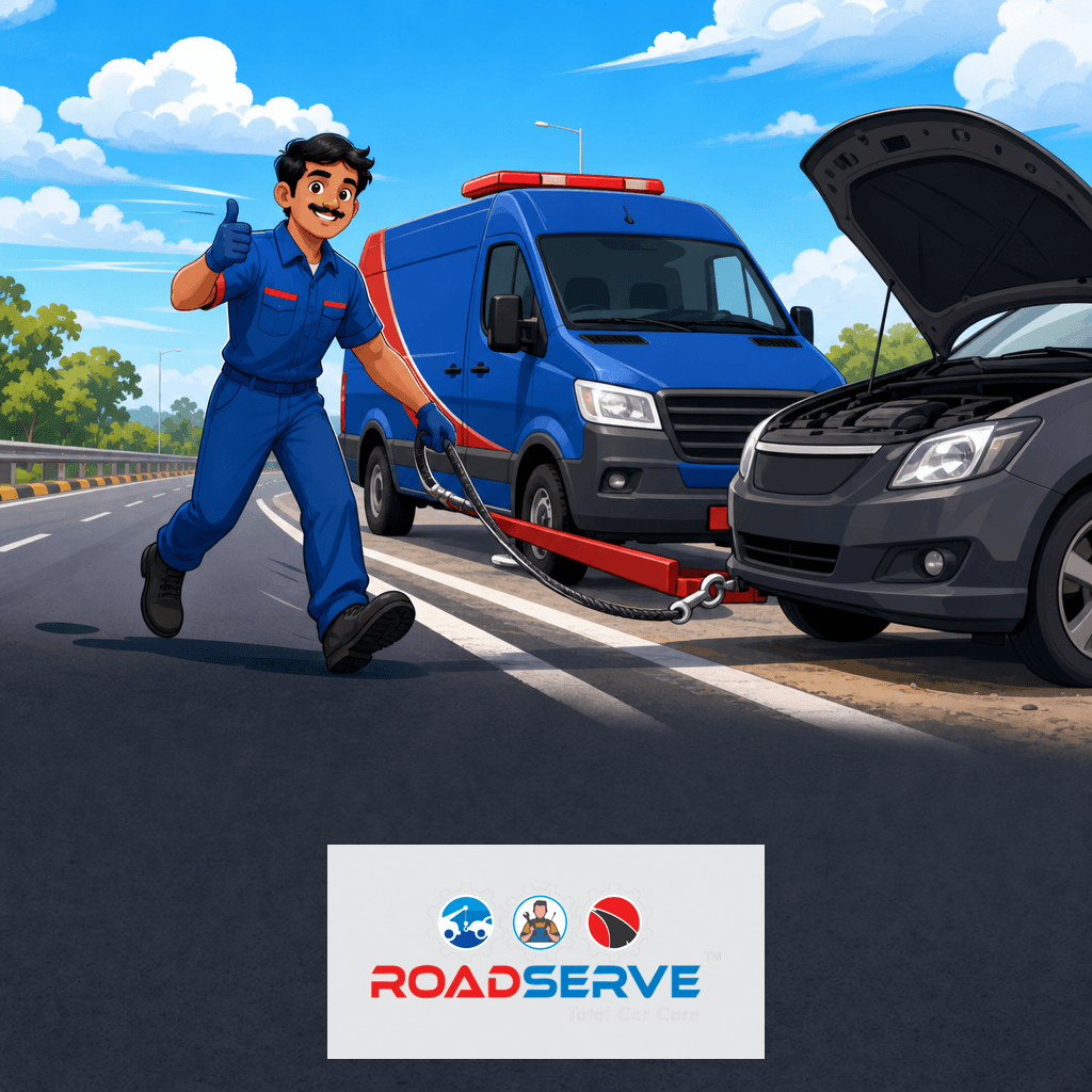 Highway पर कार बंद हो गई? Towing कैसे करें