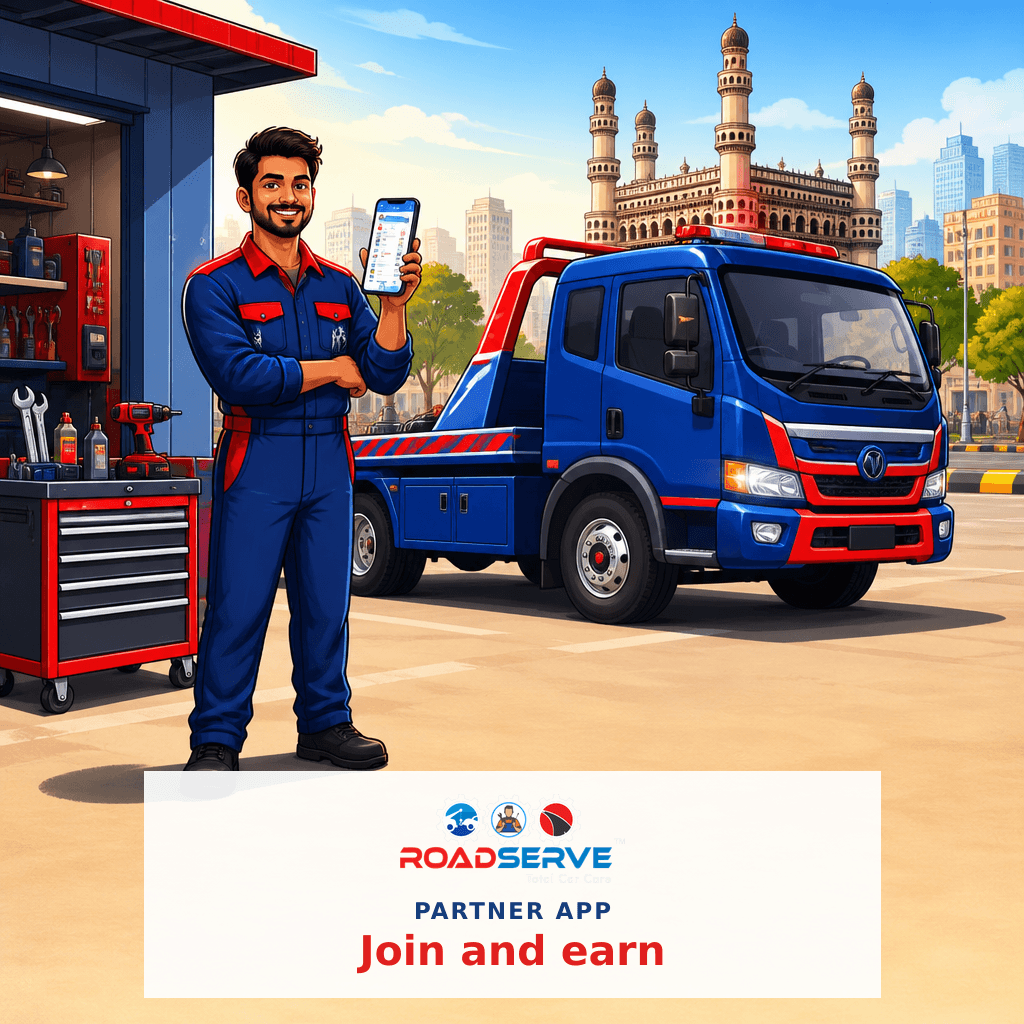 Join as Roadside Mechanic Partner in Hyderabad