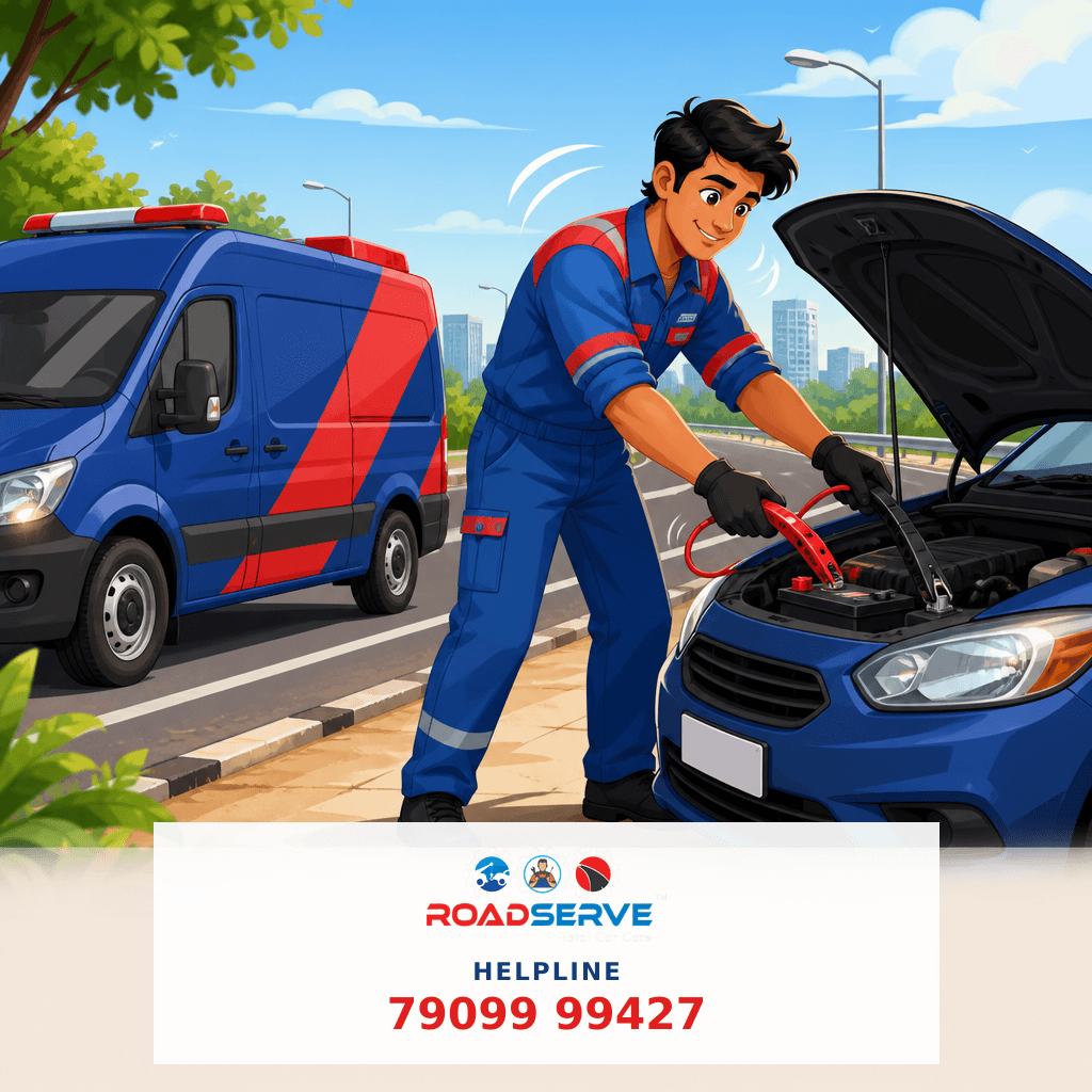 How to Jump Start Your Car Battery in Hinjewadi, Pune