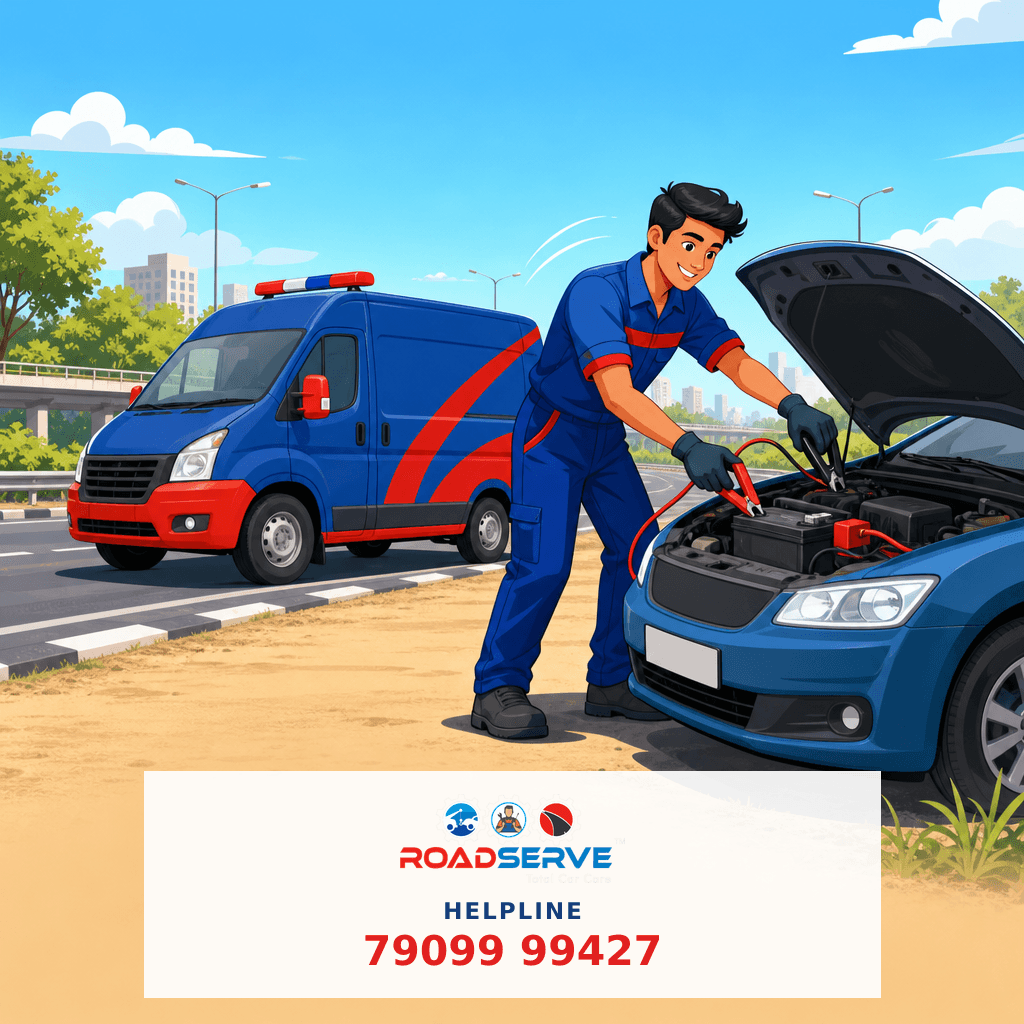 Efficient Jump Start Service in Janakpuri, Delhi
