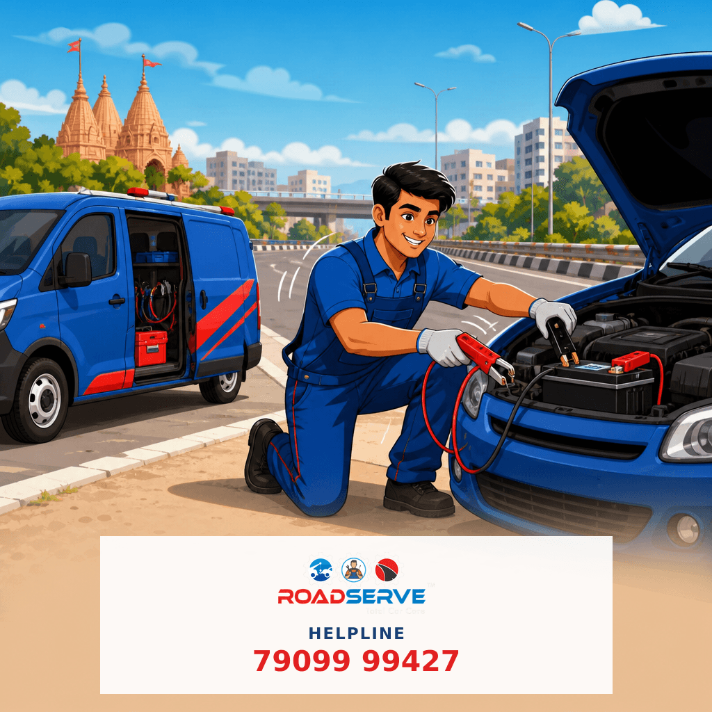 Jump Start Car Battery in Maninagar, Ahmedabad: Fast Help
