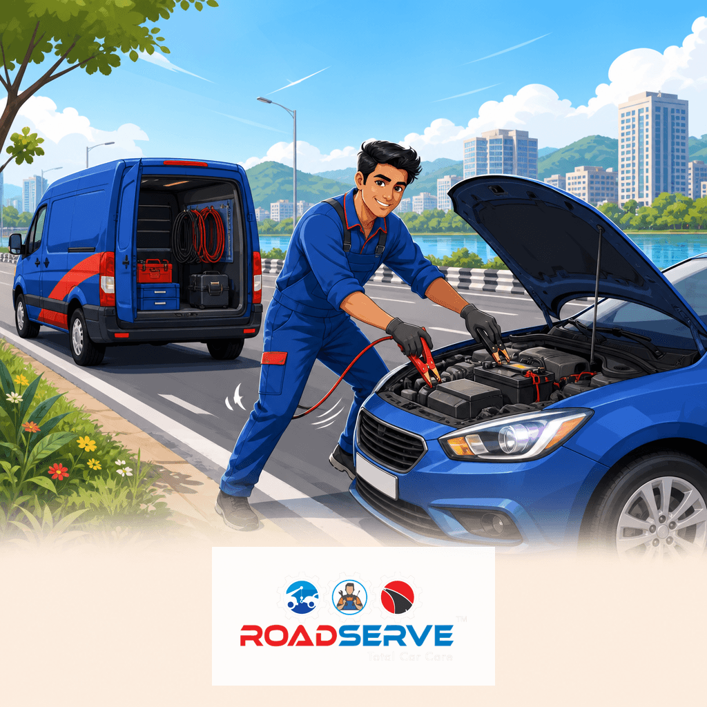 Jump Start Car Battery Service in Powai Mumbai