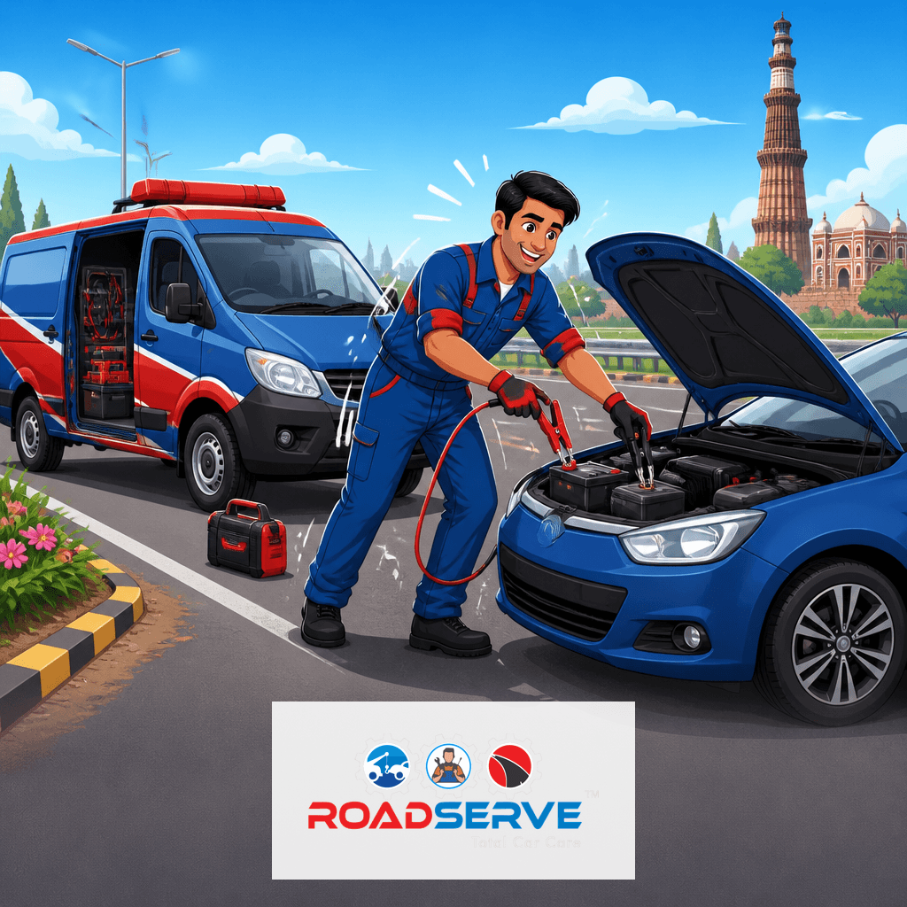 Jump Start Car Battery in South Delhi: Quick Help