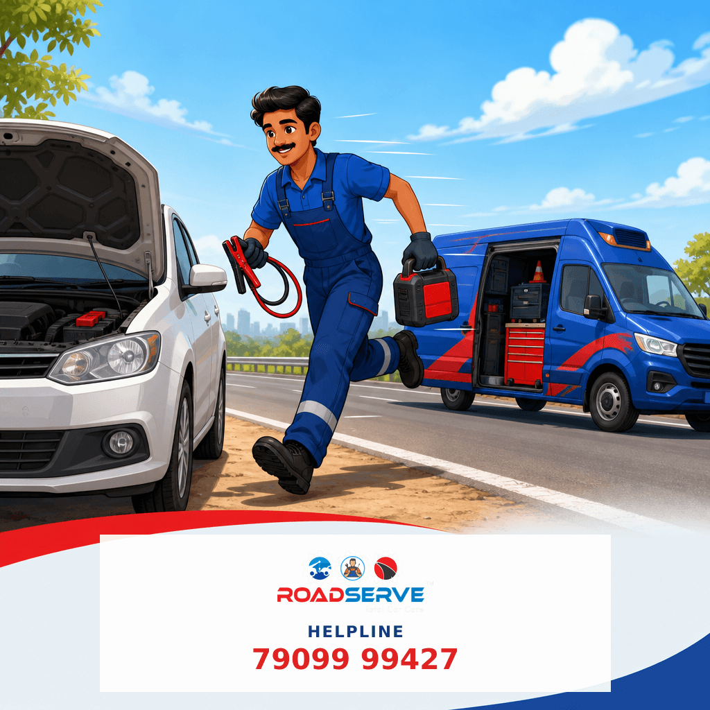 24x7 Jump Start Helpline in Rajkot: Get Immediate Assistance
