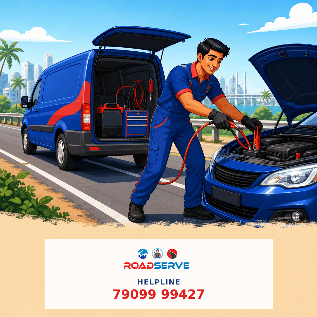 Night Jump Start in Navi Mumbai: Dead Battery Help