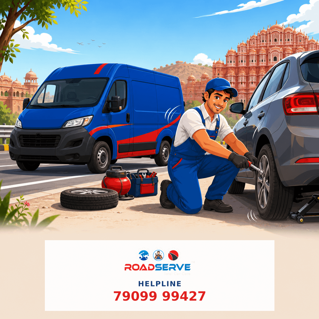 Instant Online Puncture Service in Jaipur