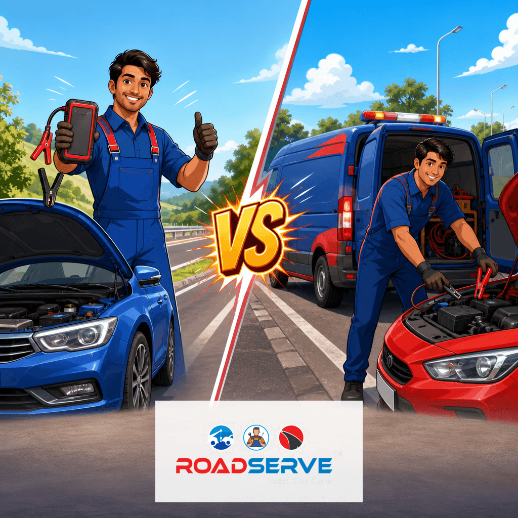 Portable Jump Starter vs Roadside Jump Start: What's Best in India?