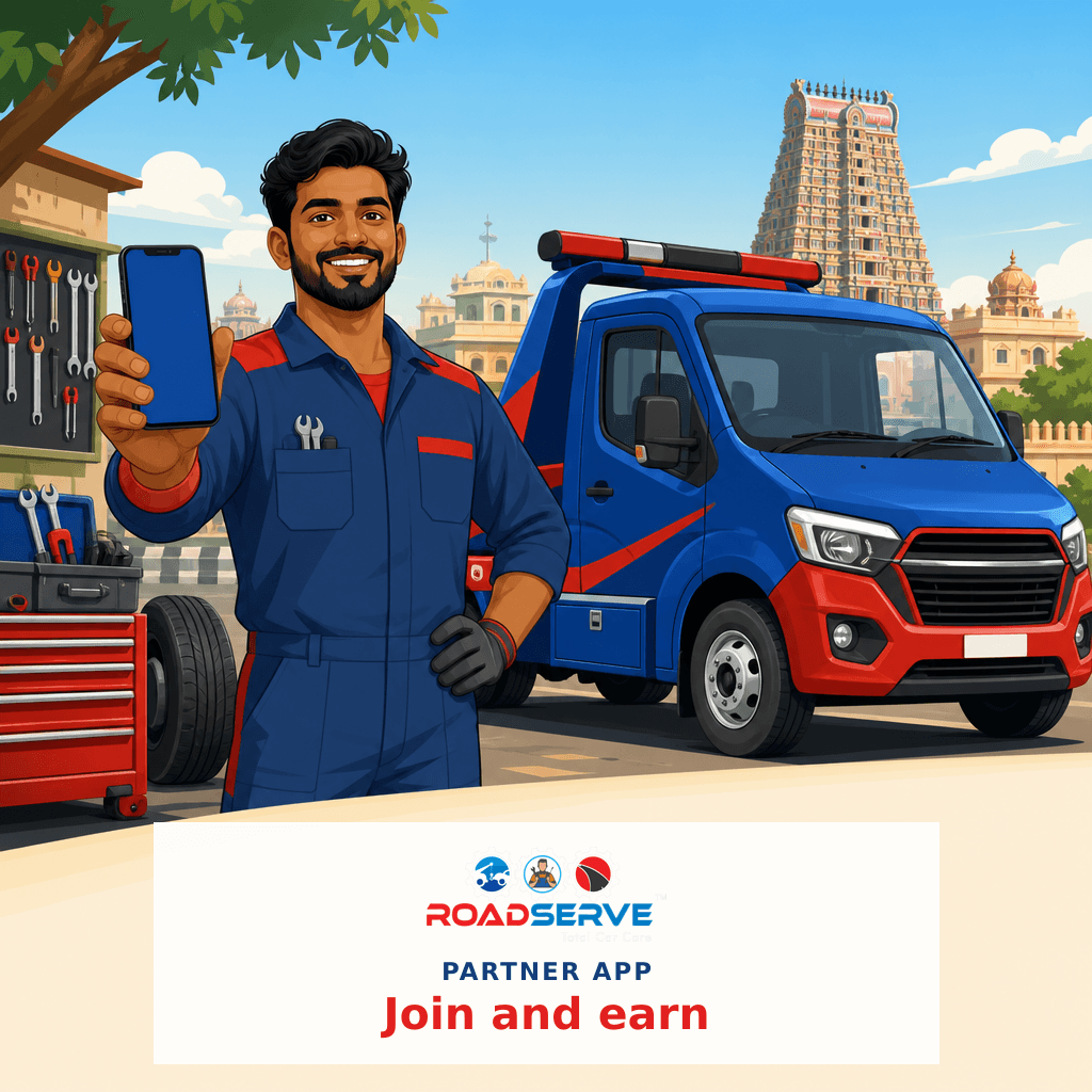Become a Puncture Mechanic Partner in Madurai