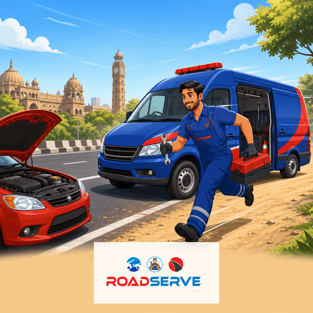 Find Roadside Assistance in Vadodara Near You