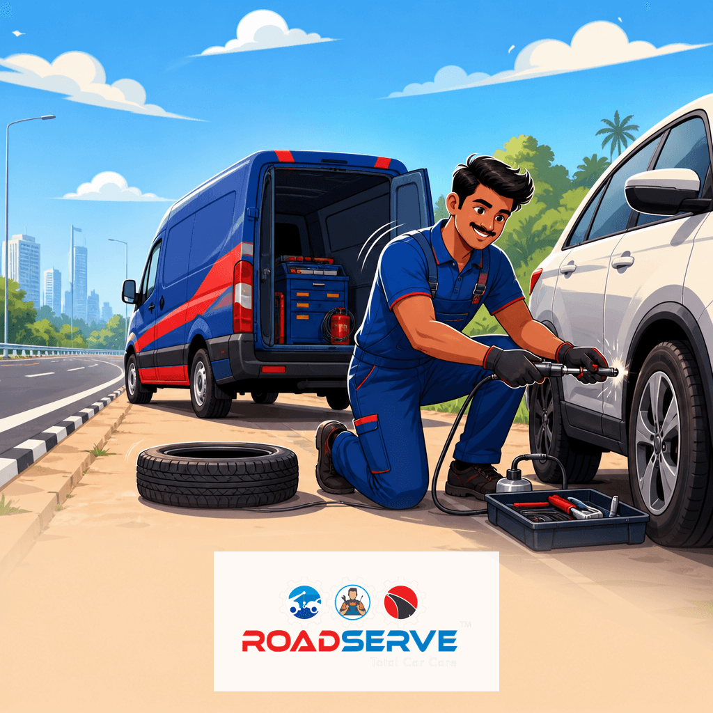 Tyre Puncture Repair in Thane: Quick Help Near You